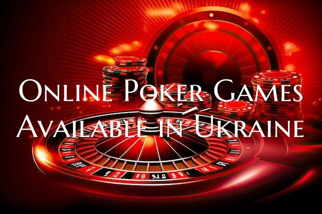 Online Poker Games Available...